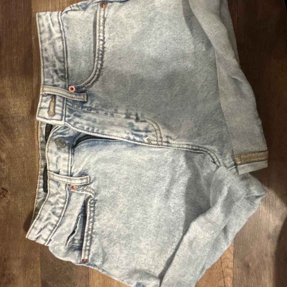 Light Blue Denim Shorts